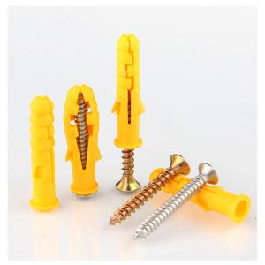 China Plastic Drywall Wall Anchors Nylon Wall Plug Anchor With Self Tapping Screws For Plasterboard factory