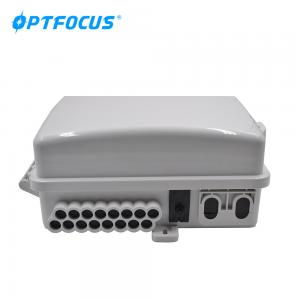 China Fiber Optic 1/16 Splitter FTTH Termination Box IP66 factory
