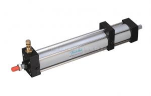 China Compact Double Action Damping Cylinder With Flow Speed Controller factory