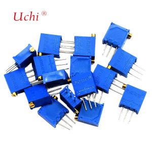 China 3296X 8mm Copper Long Knob 10k Trimmer Potentiometer Precision potentiometer on sale