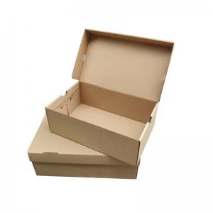 China Matt Lamination Shoe Packaging Box Folding Recycled Materials on sale