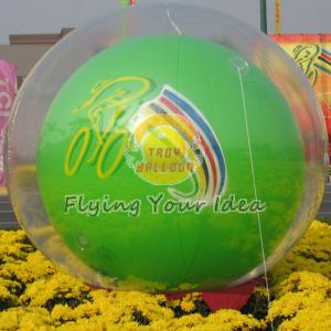 China Reusable Versatile Digital Printing Green Inflatable Helium Ballon, Inflate Ground Balloon factory