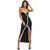 China High quality tube top Split long evening dress backless sexy bandage dress clothes woman factory