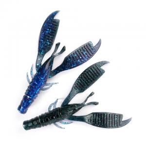 China Craw Flapper Soft Fishing Bait Crayfish Chunk Freshwater Silicone Bass Fishing Lures factory
