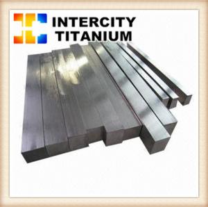 China ASTM B348 Gr5 ti6al4v titanium bar wholesale flat bar made in China  in Stock factory