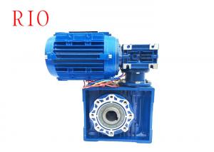 China Double Reduction Worm Gear Speed Reducer NMRV063/075 Aluminium Alloy Housing factory
