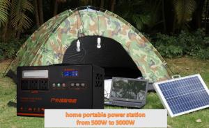 China 500w Solar Mobile Power Bank High Power Self Driving Car Cooking 220v factory