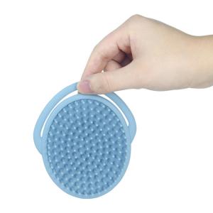 China Baby Silicone Products， Food Grade Silicone Hair Shampoo Massage Brush Eco Friendly factory