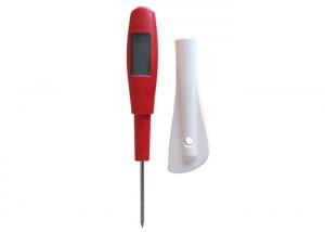 China Large LCD Display Digital Kitchen Thermometer , Silicone Spatula Quick Read Meat Thermometer factory
