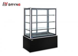 China Floor Standing Straight Bread Display Counter 4 Layer Marble Base High Efficiency on sale