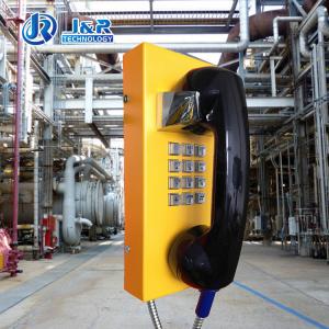 China Speed Dial Vandal Proof Telephone / Rugged Analog Phone IP65 Heavy Duty With Steel Body factory