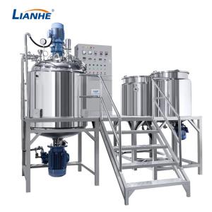 China 500L Fixed Type Vacuum Emulsifier Mixer SUS304 Frame For Cosmetic Cream factory