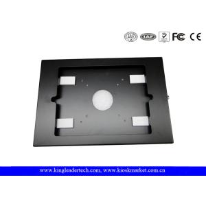 China Lockable Matt Black Ipad Kiosk Stand Security For Ipad 2 / 3 / 4 / Air on sale