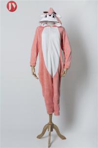 China Custom unisex Christmas 100% polyester warm adult onesie jumpsuit women pajama ladies home wear romper factory
