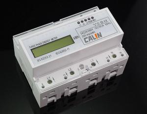 China Class 1S Accuracy Din Rail Power Meter RTU Protocol 3 Phase Power Meter factory