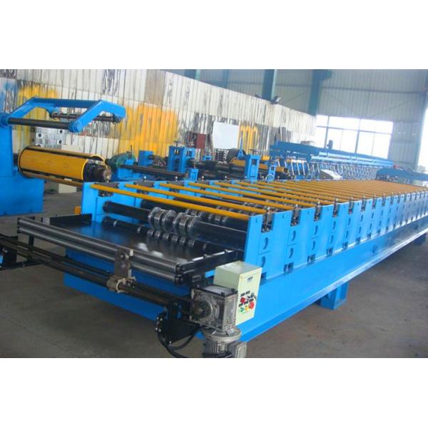 1250 MM Width Corrugated Roll Forming Machine / Roofing Sheet Making Machine Low Noise
