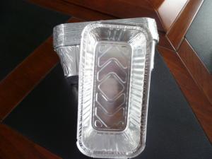 China Ovenable Disposable Aluminum Foil Pans , Aluminium Disposable Baking Pan Custom Size on sale