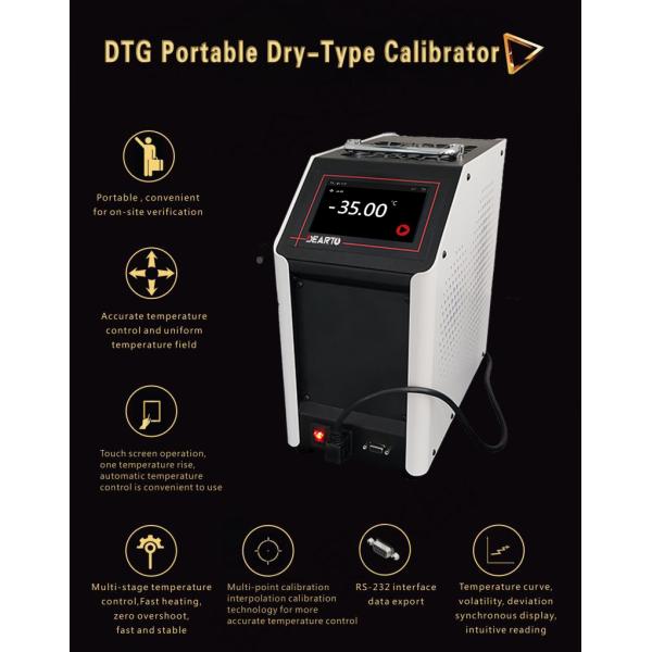 White Portable Dry Well Type Furnace for -35 Deg C Low Temperature Calibration on Site
