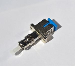 China Plastic / Metal Body Fiber Optic Connector Adapters SC Female To ST Male Hybrid fiber optic sc to st adapter factory