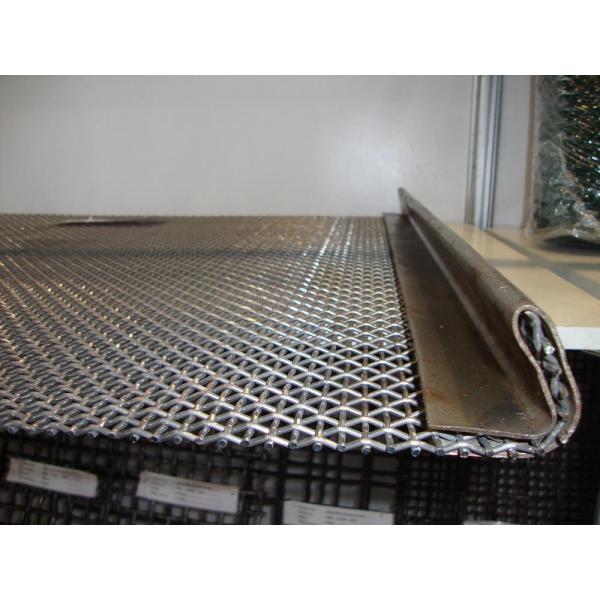 Galvanized or Painted Woven Wire Screen with Plain Weave for Square, Rectangular, and Long Slot Mining Screen Mesh