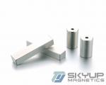 NI and Zn Coating Sintered Neodymium Magnets Super Strong 35H-45SH For PMDC