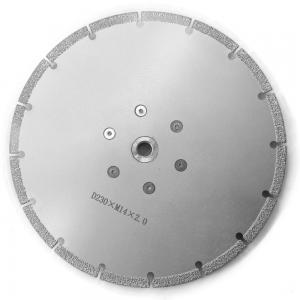 China Good Sharpness Diamond Cutting Disc for Stone Cutting Segmented Vacuum Diamond Saw Blade factory