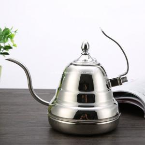 China Hand drip coffee pouring kettle stainless steel drip vacuum coffee tea pot  hand punch pot coffee pots with lid on sale