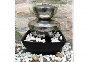 China Outdoor Garden Fountain Sculpture Contemporary Stainless Steel Water Features factory