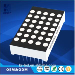 1.9mm Diameter 5x7 Dot Matrix Display White Color For Arrow Sign