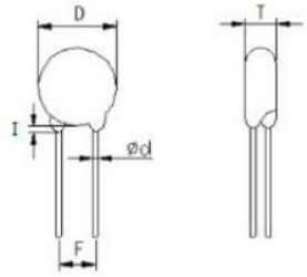 Linear Ptc Thermistor 15P Positive Coefficient Thermistor For Inverter Welding Machine