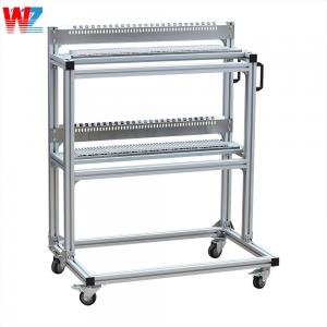China Roll Container SMT Feeder Carts Four Wheel SAMSUNG SM SMT Feeder Rack factory