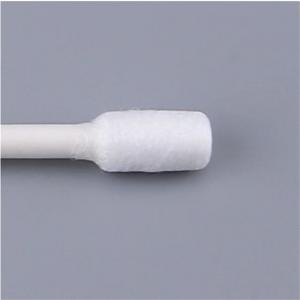 China Paper Flat Head Long Stem Cotton Swabs White Color 100 % Pure Cotton factory