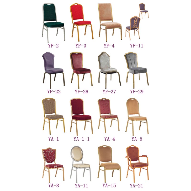 Banquet Chairs Factory Stackable Aluminum Chair Wedding Chair (YA-3)