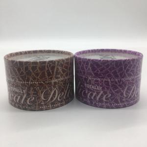 Buy cheap 100*60mm Coloured Base Round Paper Cosmetic Packaging Paper Can from wholesalers