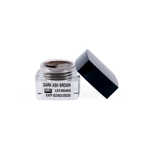 Microshading Pigment , Permanent Makeup Pigments For Professional Eyebrown 5ML Dark Ash Brown