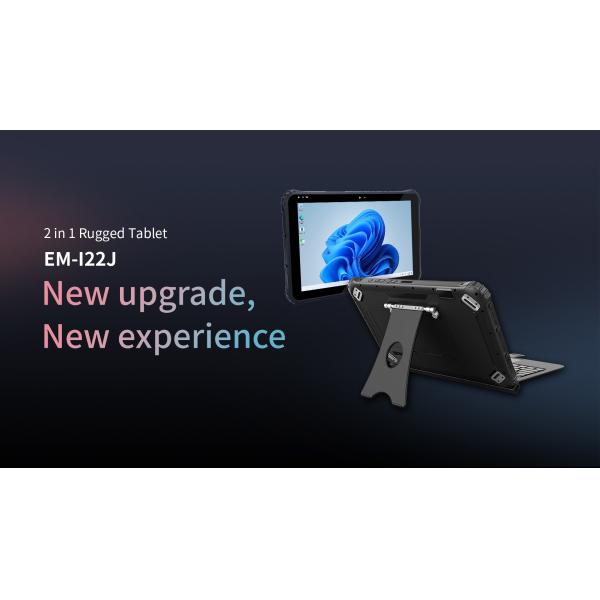 12.2" Rugged Laptop Tablet 2 in 1 with 16GB RAM and Intel Processor Tough Notebooks