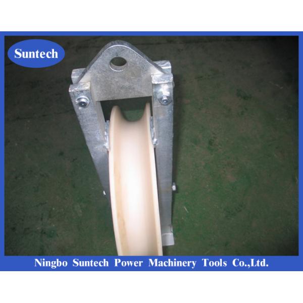 508mm 40KN Single Nylon Wire Pulling Blocks Conductor Stringing Blocks