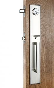 China Antique Door Handles Zinc Alloy Fits Right / Left Handed Doors With Interior Lever factory