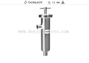 China Sanitary  AISI 316L Stainless Steel Juice Pipeline Filter With EPDM Gasket factory