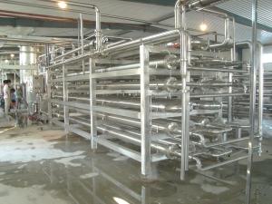 China Tubular Ultra High Temperature Sterilization Pasteurizer Machine For Fresh Milk factory