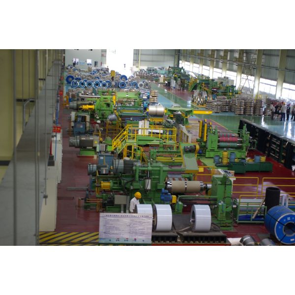 28 T Coil Weight Steel Coil Slitting Line with Uncoiling Leveling Shearing Machine