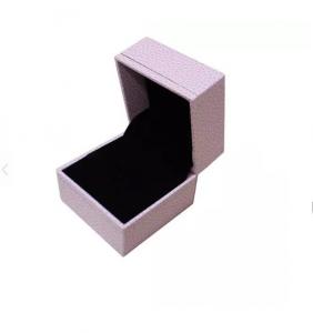 China Exquisite PU Leather Box Leatherette Jewelry Packing Box ISO9001 on sale