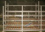 Clear Visibility Pallet Carton Flow Rack SKUs Rotate Automatically For Logistic