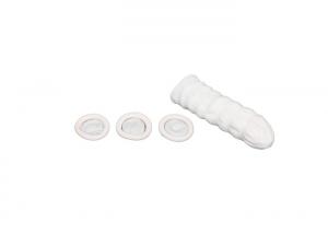 China Disposable Personal White Finger Cover Or Finger Cot For Tattoo Accessories , Semi Permanent Makeup on sale
