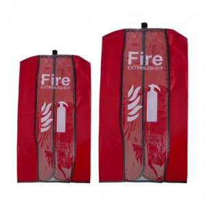 China PVC Oxford Fabric Fire Extinguisher Cover UV Resistance Dustproof factory