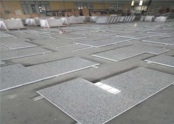 China Polished L Shaped Granite Countertop , Prefabricated Stone Countertops L Shape Seam factory
