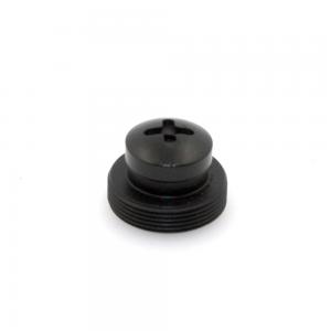 China Black Color Pinhole Camera Lens Button Type 3.7mm Security Camera Lens factory