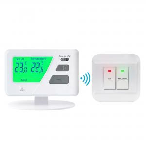 China 230V White Color Non - Programmable Boiler Room Thermostat For Heating Control factory