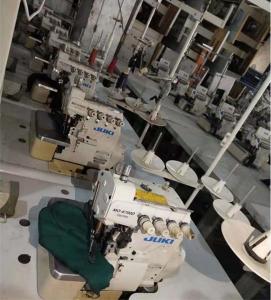 China Used Industrial Juki Overlock Sewing Machine 220V 550W electric direct drive factory
