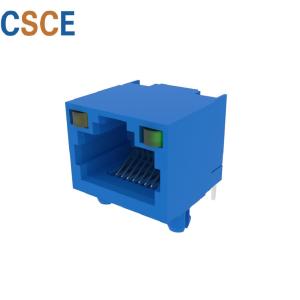 China Round Pin RJ45 Modular Jack Unshielded Insulation Resistance 500 MΩ MIN factory